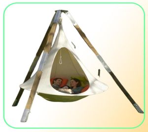 Lägermöbler UFO Form Teepee Tree Hanging Swing Chair för barn Vuxna inomhus utomhus Hammock Tent Patio Camping 100cm3056307