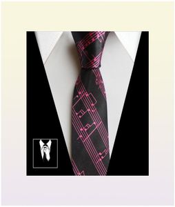 Fashion Slim Tie Music Piano Student Tie cravatta per gli uomini Tie per Musica per camicia farfalla9671190