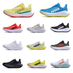 Hoka Koşu Ayakkabı Karbon X2 Hokas One Clifton 9 Tasarımcı Ayakkabı Spor Ayakkabıları Kadın Siyah Beyaz Eğitimler Sarı Yaz Şarkısı Erkek Eğitmenler Koşucular Açık Spor Ayakkabıları