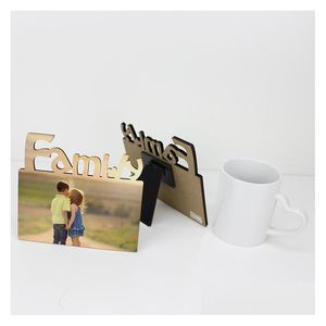 Frames And Mouldings Blank Sublimation Frames Wooden Thermal Transfer Phase Plate Mom Dad Family Frame Mothers Fathers Day Festival Pe Dhpvk