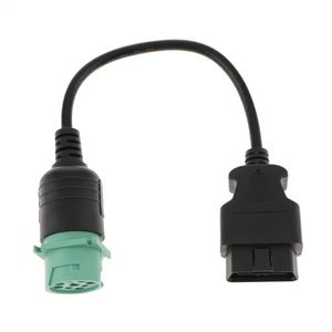 J1939 9 for 16 pin cable adapter, truck 9-pin to OBD2 male