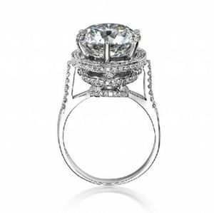 Diamond Ring 925 Sterling Silver Bijou Engagement Ehering -Ringe für Frauen Brautcharme Schmuck 4559973
