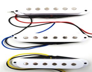 1 zestaw 3PCS White 485052 mm pojedynczy cewki dla pickupów gitary elektrycznej Fender Stratsq3274913