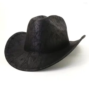 Шариковые кепки Западные ковбойские шляпы для мужчин и женщин Fedora Gambler Hat Style Outback