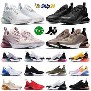 2024 Top Quality OG 270 Running Shoes Sneakers Classic Triple Black White AAA+ Khaki Medium Olive Gold Tiger University Gold 270S Sports Trainers Runners