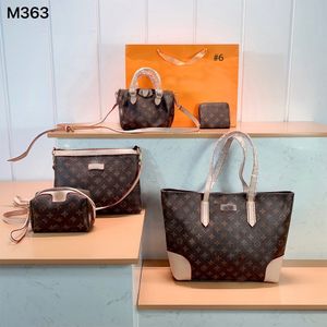 5pc a set Designers tote Bags with wallet high quality women luxurys Handbags classic small message purses designer crossbody bags ladies Shoulder Bag