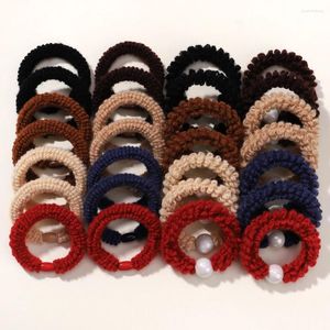 Haarzubehör 12-18pcs Lot Fashion Band Hochelastizität Gummi für Frauen langlebiger Seil in Konserven Stirnband Pferdeschwanzbindungen