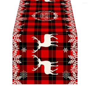 Сторонная ткань Рождественский снеговик бегун декоративный белье многоцелевого фестиваля тема для вечеринки для праздников украшения