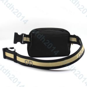 Bolsa de ioga Lu Everywhere Cinto Bolsa Cintura Fanny Pack Ouro Zíper Letras Douradas no Cinto Xtdh2014 Edição Especial Esporte Correndo Fannypack Crossbody Bag