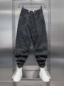 Casual Plaid Harem Pants Fashion Street Hip Hop Loose Wide Leg Pant Autumn New Outdoor Sweatpant Brand Men's Clothing