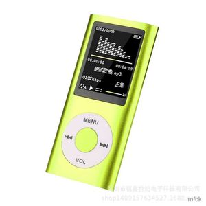 MP3 MP4 Players Classic Card MP4 1.8 HD Video Player Ultra-Thin E-Book Music Playback Recording Student Walkman Mp3 Gift for Children