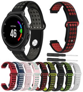 Kvinnliga män gummi klocka band rem för garmin föregångare 220 230 235 630 620 735 tillvägagångssätt s20 s5 s6 armband silikon rem loop7331460486