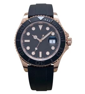 13 kolorów bestsellerów czarny gumowy pasek ceramiczny 40 mm zegarki na rękę 40 mm 126655 116655 Azja 2813 Mechaniczne automatyczne zegarki stalowe stalowe
