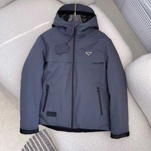 Parkas masculinas ss outono e inverno p família masculino durante todo o dia viajando com capuz jaqueta triângulo padrão bens wear