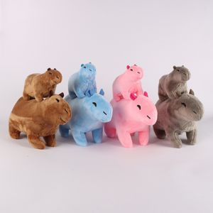 Bedårande capybara plysch leksak fluffig 20 cm gnagare fylld djur plysch doll presenter för barn vuxna