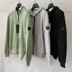 Мужские толстовки с капюшоном Дизайнерская куртка Cp Hoodie Мужская толстовка Осень-зима Мужчины Спорт на открытом воздухе Кардиган на молнии Свитер с капюшоном с длинным рукавом