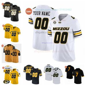 Personalize Missouri Tigers Futebol Jerseys NCAA College 3 Luther Burden III 7 Cody Schrader 6 Jake Garcia Mens Mulheres Juventude todos costurados