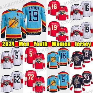 #19 Matthew Tkachuk Reverse Retro Hockey Jersey #16 Aleksander Barkov Oliver Ekman-Larsson Sergei Bobrovsky Brandon Montour Anton Lundell Ryan Lomberg Jerseys