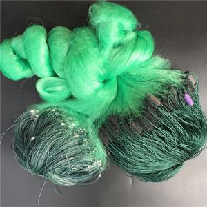 3 Layers Fishing Net Fish Gill with Floats 859095100m Length 234m Depth Nylon Sinking Trap Network Sticky 231229
