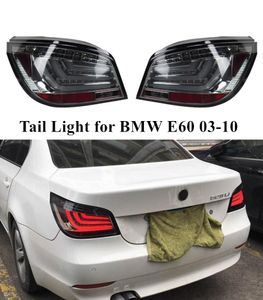 Luz traseira da cauda da névoa do freio de corrida para bmw e60 conduziu a luz traseira 2002-2010 drl turn signal lâmpada acessórios do carro