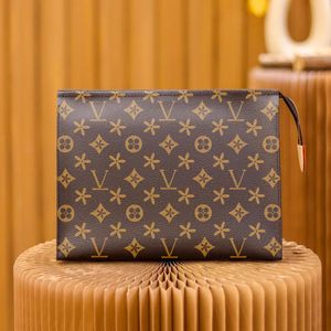 Lüks Yıkama Vanity Kozmetik Çantalar M46037 Hatta Debriyaj Çantaları Orijinal Deri Makyaj Kadınlar Erkekler Tote Omuz Çantası Pochette Voyage Crossbody Tasarımcı Çanta