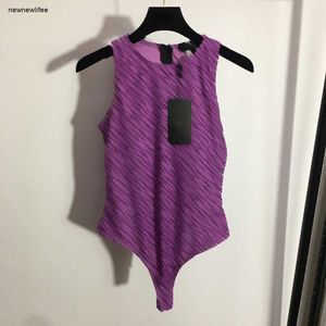 Marke Kleidung Frauen Designer Badebekleidung hohe Qualität Brief Streifen gedruckt Bikini Schlinge einteiliger Badeanzug 29. Dezember Favorit