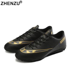 ZHENZU Größe 3247 Fußballschuhe Kinder Jungen Fußballschuhe Outdoor AGTF Ultraleichte Stollen Turnschuhe 231228