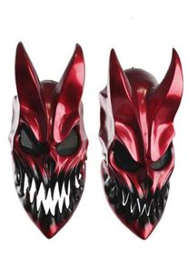 ハロウィーンの虐殺は、ダークンデモリシャーシコライの悪魔のデスメタルキッドをマスクするマスクをマスクします。