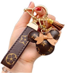 Anahtarlık çanta cessorlar kanada iplik severler toka kadınlar anahtarlık el yapımı kızlar deri tasarımcılar için erkeklerin anahtar zincirleri araba renk kalemi jjmm7204074
