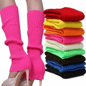 Women Socks Style Knee Knit Warmers Boot Gings Gift Multicolour High Fashion Loose S Leg Stockings Warm Winter