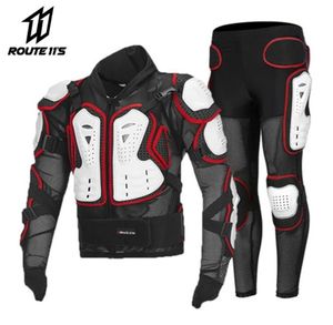 Giacche moto Armatura moto Giacca protettiva per il corpo da corsa Motocross Moto Equipaggiamento protettivo Pantaloni Protettore 2012161450660