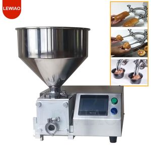 Bakery Shop Cream Butter Automatic Puff Cake Donut Injecting Cheese Cream Machine