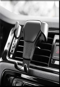 Automatic Locking Gravity Universal Air Vent GPS Cell Phone Holder Car Mount Stand Grille Buckle Type Compatible with All Apple iP7400961