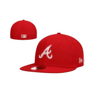 Nowy dopasowany kapelusz mężczyzn Women Designer Baseball Hats list Hip Hop Sport Pełna zamknięta płaska czapka haftowa czapka W-21