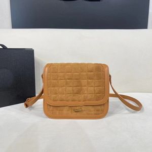 Nowa ulepszona wersja zamszowa w kratę torba na ramię crossbody torebka kosmetyczna torba zakupowa duża pojemność torba na telefon komórkowy designer torba szlachetna projekt importowany ciasto