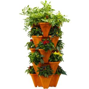 Vertical Gardening Stackable Planters Grow More Using Limited Space and Minimum Effort Plant Stack 231228