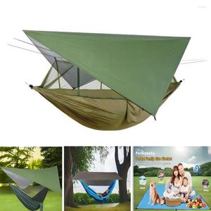 Camp Furniture Portable Outdoor Garden Tourist Hammock Tent Travel Camping Hanging Mosquito Net Hammocks Swing And Rain Tarp Awnings