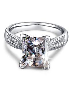 Anéis de casamento de alta qualidade joias de marca SONA zircônia diamante 925 prata esterlina anéis de noivado para mulheres 8514213