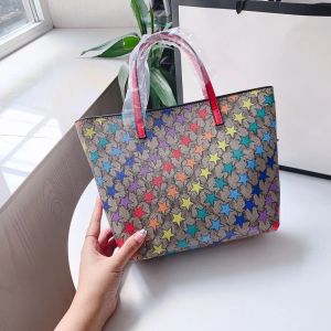 Designer-Tasche für Damen, Handtasche in Regenbogen-Schmetterlingsform, Kindertasche aus Segeltuch, Einkaufstaschen