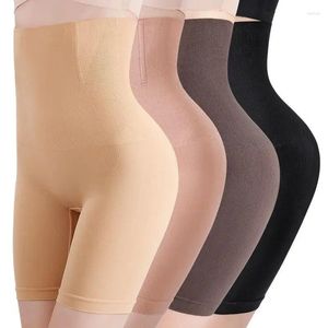 Pantaloncini modellanti da donna Pantaloncini senza cuciture da donna Boxer modellanti il corpo a vita alta Mutandine piatte per la pancia Pantaloni modellanti per il sollevamento dell'anca