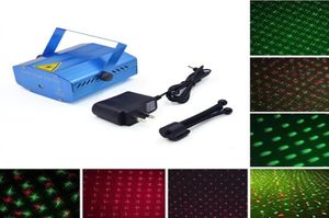 Blue Mini LED Laser Lighting Projector Party Decorations for Home Lasers Point Disco Light Stage Partys Lights Pattern Projector6932996