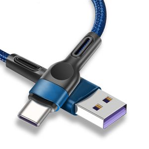 Hot Sale Högkvalitativ special USB A till Type-C Micro Nylon flätad anti-slip Data Cable Ny