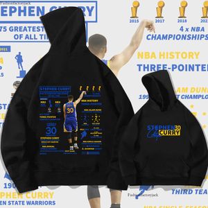 Warriors Curry Honor Hoodie Men's and Women's Spring and Autumn Youth Fashion Brand Basketball Sports Loose Hoodie Coat