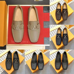 40 Model Men Designer Loafers Shoes Luxurious Italian Classics Gold Moccasins Dress Shoes White Black Genuine Leather Office Wedding Walk Driving Shoes Size 38-46