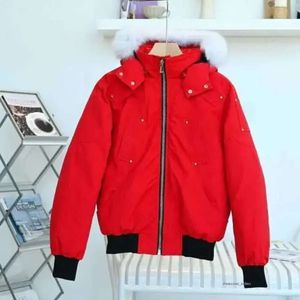 2023 Mooses Knuckles Jacket Puffer Jacket Men's Down Parkas Winter Waterproof White Duck Coat Cloak Fashion Men and Women Keep Warm 1537