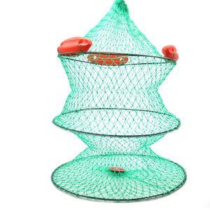 2 Layers Portable Foldable Fishing Floating Fish Net Shrimp Mesh Allows To Survive In The Water 240116