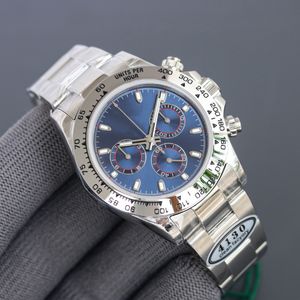 New Top Mens 시계 디자이너 럭셔리 시계 4130 자동 기계식 시계 사파이어 유리 40mm 스테인리스 스틸 럭셔리 글로우-파크 시계