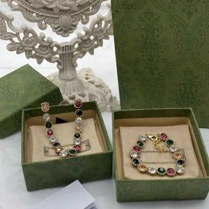 Pearl Necklace Designer av hög kvalitet för kvinnor ny mode kärlek till kvinnan varumärke Simple Letters Diamond Lady -2 Q9ta