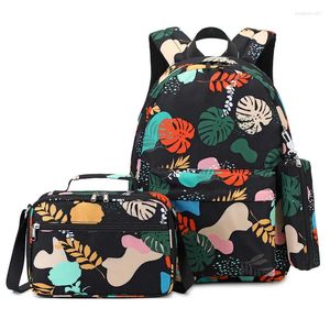 Torby szkolne Duża pojemność Plecak Fashion Women Waterproof RucksAck dla nastolatków Mochilas Mujer