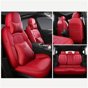 Autositzbezüge Ers Luxus Custom FL Set für W212 2009 2010 2011 2012 Leder Innenschutz Drop Lieferung Automobile Motorräder Dhfxu